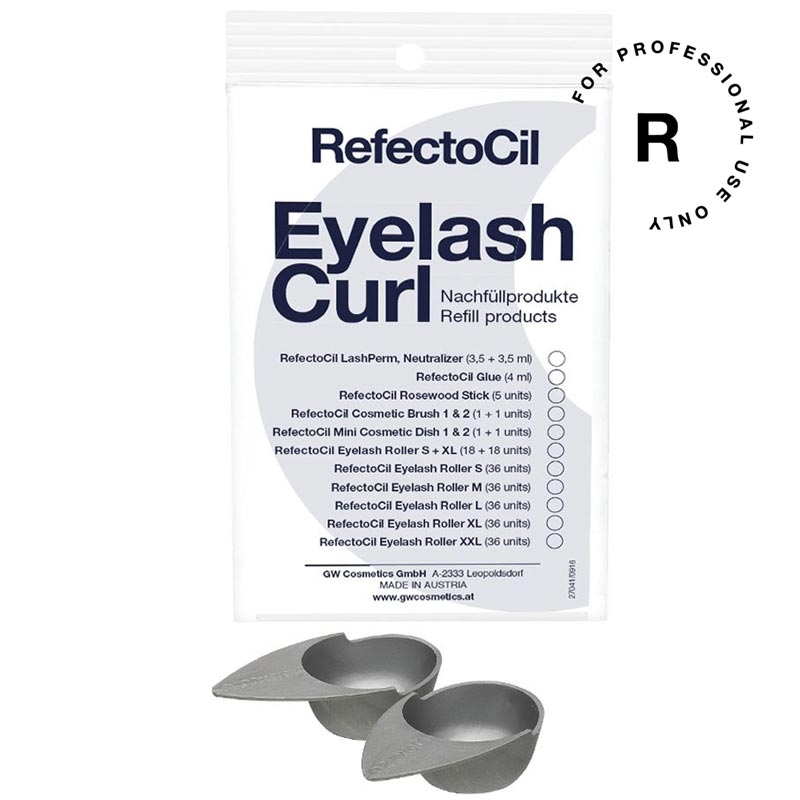 RefectoCil Refill Mini Cosmetic Dishes - Miseczki kosmetyczne do trwałego podkręcania rzęs